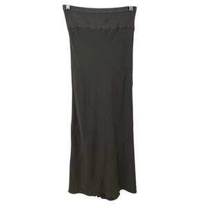 Rick Owens Women’s 10 Island Spring Summer 2013 Maxi Skirt Dark Dust Viscose